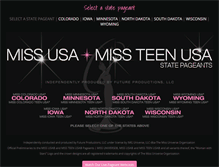 Tablet Screenshot of misssouthdakotausa.com